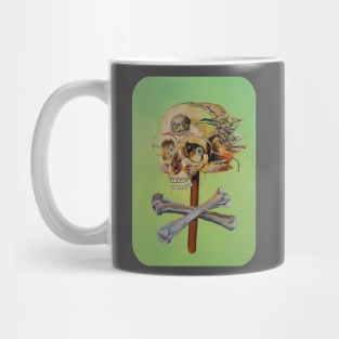 Skull looking like a Rabbit in the Headlights Mug